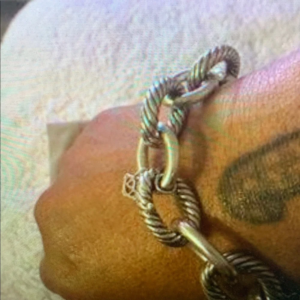 DavidYurman Silver Rope Link Bracelet - Picture 3 of 3